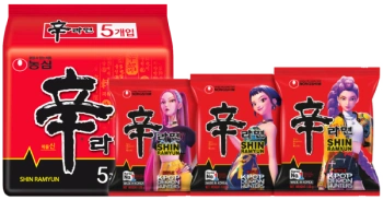 Zupa instant Shin Ramyun, bardzo ostra - 5-pak (5 x 120g) Nongshim