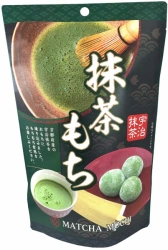 Uji Matcha Mochi, oryginalne ryżowe ciasteczka japońskie z dodatkiem Uji Matcha z Kioto 130g - Seiki