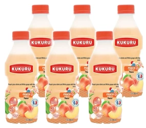 Napój jogurtowy z dodatkiem Nata de Coco brzoskwiniowy 6 x 280ml – Kukuru