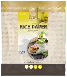 Papier ryżowy kwadratowy 19cm, 500g - Golden Turtle