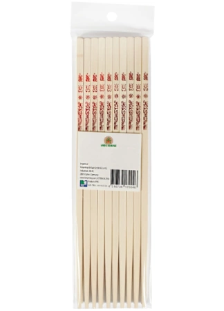 Pałeczki bambusowe kwadratowe 24 cm (10 par) Jade Temple