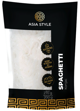 Makaron Konjac, mix fettuccine/spaghetti 18 x 270g - Asia Style