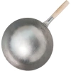 Wok stalowy z okrągłym dnem śr. 38cm (15 cali) - Shine Farm