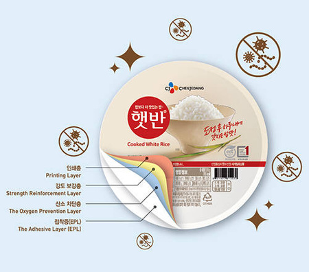 Ryż gotowy Hetban, brązowy 210g - CJ Cheiljedang