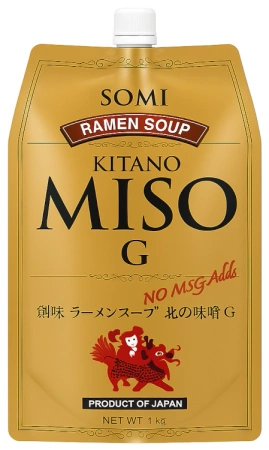 Koncentrat bulionu Kitano miso do zupy ramen 1kg - Somi