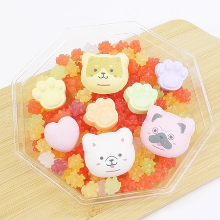 Wafu Ramune & Konpeito - Pieski, ręcznie robione cukierki z Kioto, miks smaków 71g - Kyoto Marun