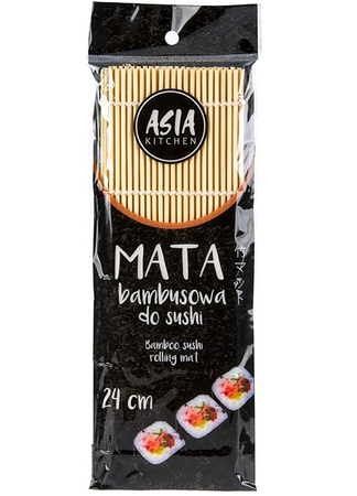 Mata bambusowa do sushi, cienka 24 x 24cm Asia Kitchen