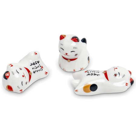 Podstawka hashi-oki pod pałeczki Maneki Neko - 1 sztuka