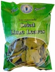 Suszone liście limonki kaffir, liście papedy całe 25g - Thai Dancer