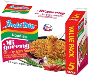 Makaron Instant Mi Goreng Pedas, pikantny 5 x 80g - Indomie