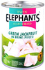 Zielony jackfruit w słonej zalewie 24 x 540g (cały karton) - Twin Elephants & Earth Brand