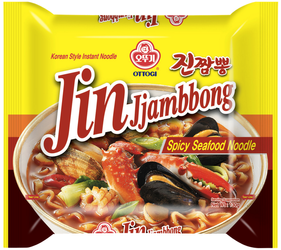 Zupa makaronowa Jin Jjambbong Ramen, bardzo ostra 130g - Ottogi