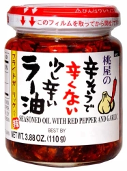 Olej La-Yu z chili, smażonym czosnkiem i cebulą 110g - Momoya