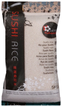 Ryż krótkoziarnisty do sushi 5kg - Kobasuki