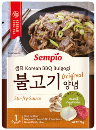 Sos Korean BBQ Bulgogi Stir-Fry 75g - Sempio