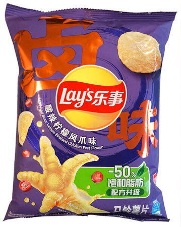 Chipsy ziemniaczane Hot And Sour Lemon Braised Chicken Feet 70g - Lays