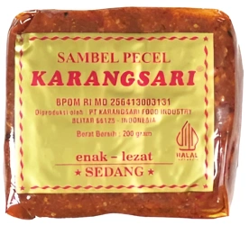 Sos orzechowy średnio pikantny Sambal Pecel 200g - Karangsari