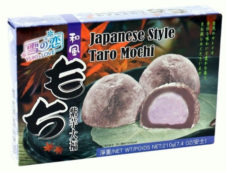 Mochi, ryżowe ciasteczka z taro 210g - Yuki & Love