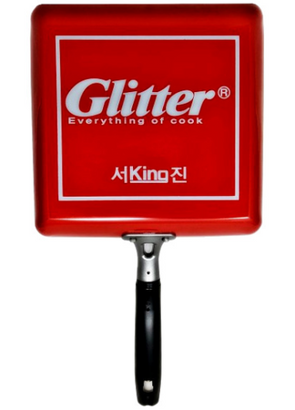 Patelnia aluminiowa do tamago - kwadratowa (25 x 25 cm) Glitter