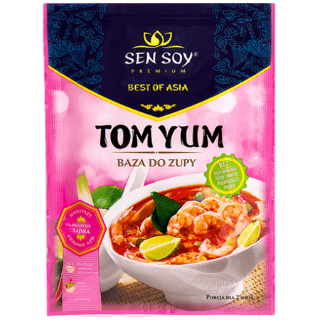 Baza do zupy Tom Yum, łagodna 80g - Sen Soy