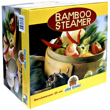 Parowar bambusowy okrągły 2-piętrowy, średnica 20 cm Jade Temple
