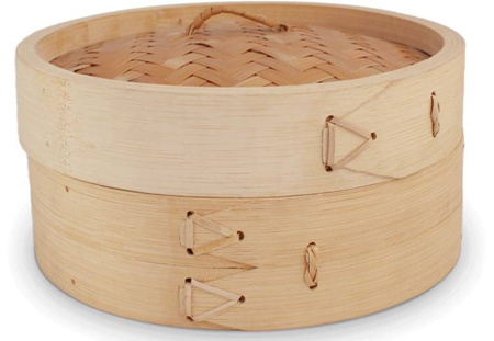 Parowar bambusowy okrągły 1-piętrowy, średnica 20 cm Emro Aziatica