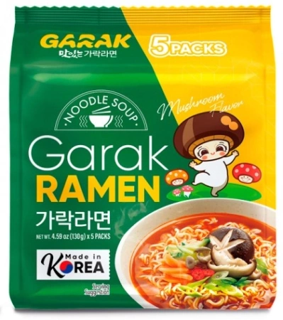 Zupa Mushroom Ramen o smaku grzybowym 5 x 130g - Garak