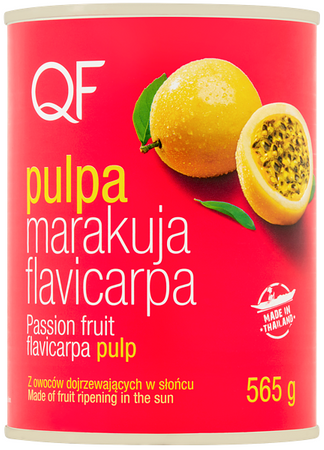 Pulpa z marakui flavicarpa 12 x 565g (cały karton) - QF