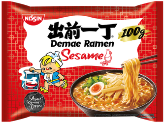 Zupa makaronowa Demae Ramen o smaku sezamowym 100g - Nissin