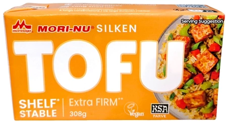 Mori-nu Silken Tofu Extra Firm, tofu jedwabiste (ekstra zwarte) 308g - Morinaga