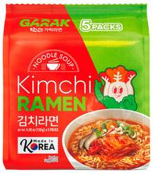 Zupa Kimchi Ramen o smaku kimchi 5 x 130g - Garak