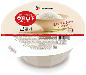 Ryż gotowy Hetban, biały kleisty 300g - CJ Cheiljedang