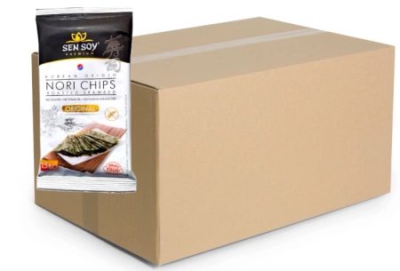 Chipsy Nori Original z solą 60 szt x 2,5g - Sen Soy