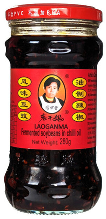 Fermentowana czarna soja w oleju chili 280g - Lao Gan Ma