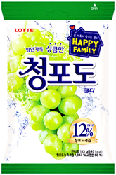 Cukierki winogronowe (12% soku owocowego) 153g - Lotte