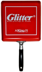 Patelnia aluminiowa do tamago - kwadratowa (25 x 25 cm) Glitter