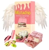 Angel Hair Pink Chocolate, różowa czekolada z pistacjami i anielskim włosiem 80g - Mistachio