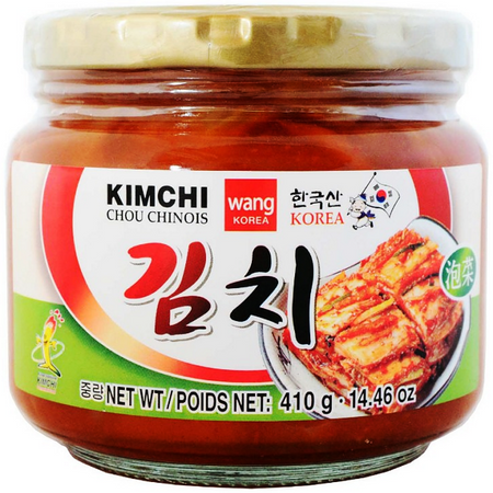 Kimchi Vegan, koreańska kiszona kapusta 410g - Wang