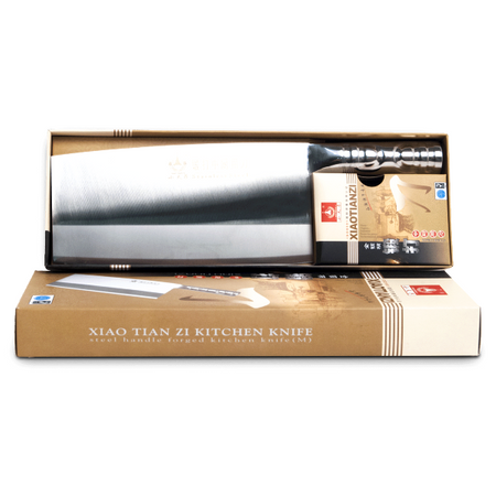 Chiński nóż szefa kuchni, tasak 32,5 cm – do mięsa i warzyw - Xiao Tian Zi