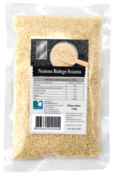 Sezam obłuszczony biały 100g - Thai Pride