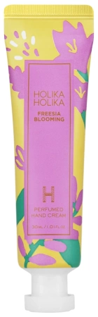 Freesia Blooming Perfumed Hand Cream 30ml - nawilżający krem do rąk o zapachu frezji - Holika Holika