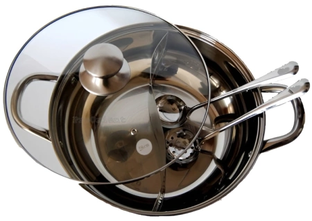 Garnek dzielony do Hot Pot średnica 28 cm - Golden Turtle