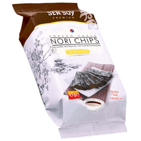 Chipsy Nori Teriyaki 18 szt x 4,5g - Sen Soy