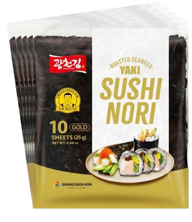 Glony do sushi Yaki Nori GOLD 5 x 10 szt. - KC