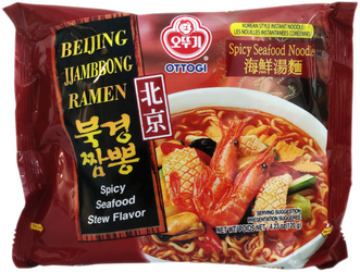 Zupa makaronowa Beijing Jjambbong Ramen, bardzo ostra 120g - Ottogi