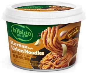 Danie makaron świeży udon Korean Style BBQ 187g - Bibigo