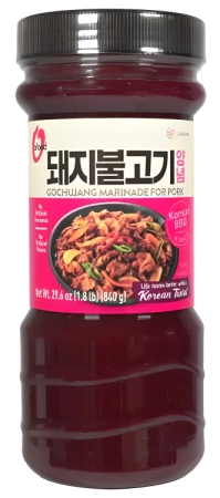Marynata BBQ Bulgogi Gochujang do wieprzowiny 840g - CJO Cuisine