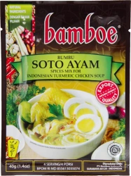Przyprawa, pasta do zrobienia zupy Soto Ayam Chicken Soup 40g - Bamboe