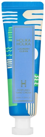 Laundry Clean Perfumed Hand Cream 30ml - nawilżający krem do rąk o zapachu czystego prania - Holika Holika