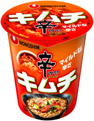 Zupa Shin Kimchi Ramyun w kubku, ostra 75g - Nongshim